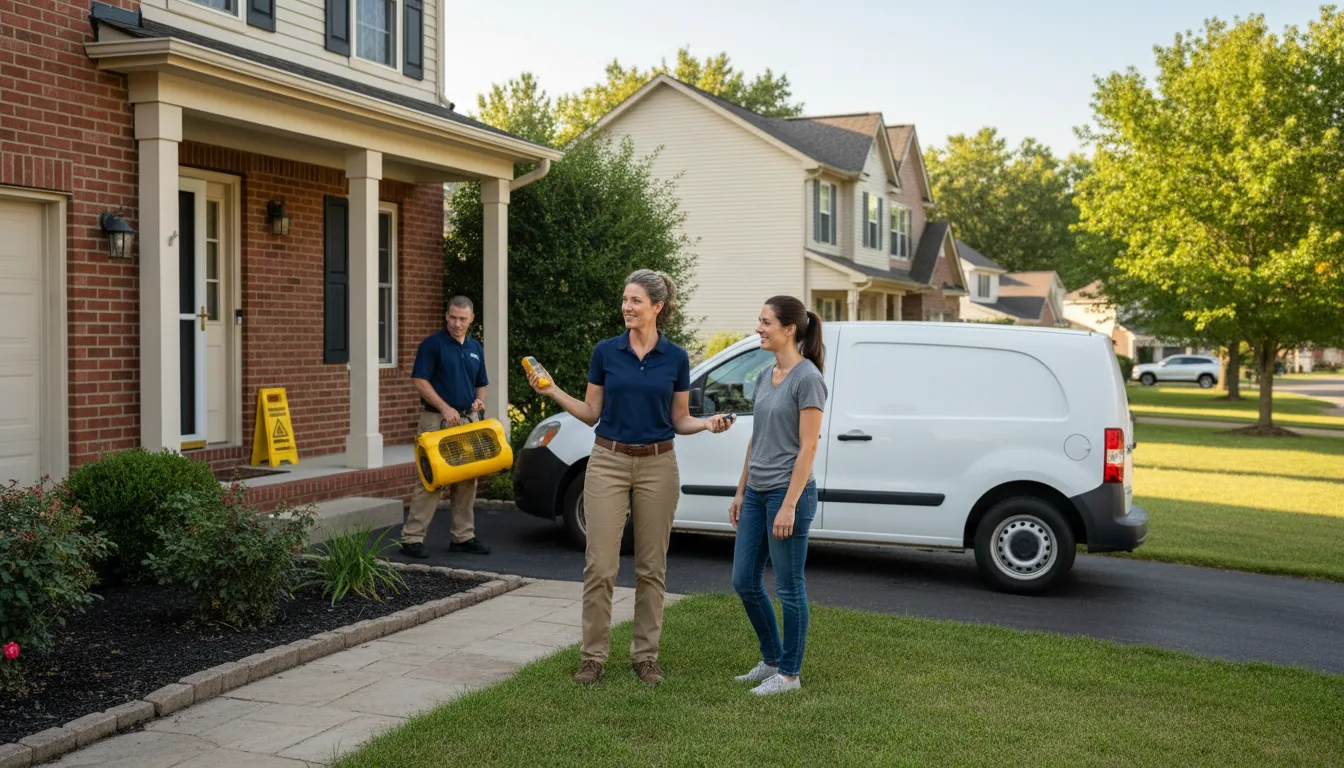 Residential water damage restoration in Salida, CO